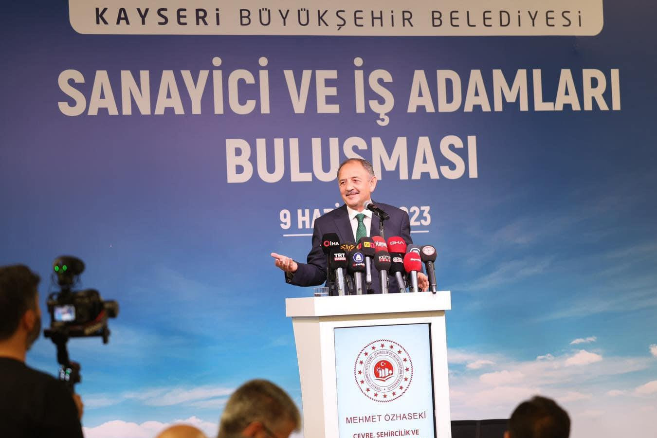 Chairman Bağlamış attended the Industrialists and Businessmen Meeting