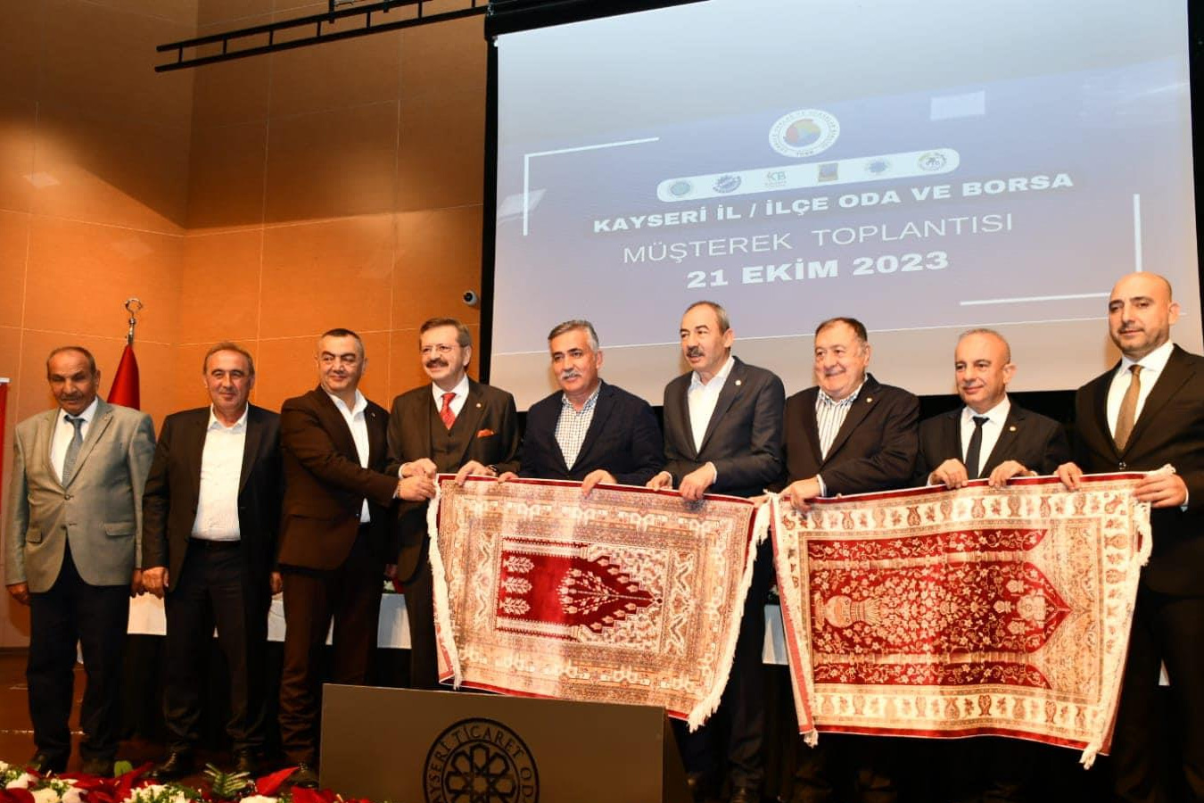 TOBB Held the Joint Chamber and Exchange Meeting in Kayseri.