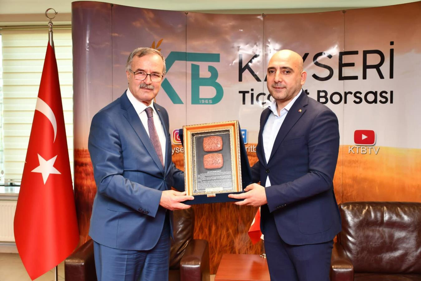 We hosted the President of OSBÜK, Mr. Kütükçü, at our Exchange.