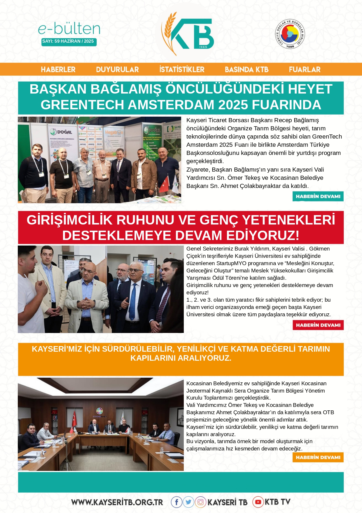 Haziran 2025 E-Bülten