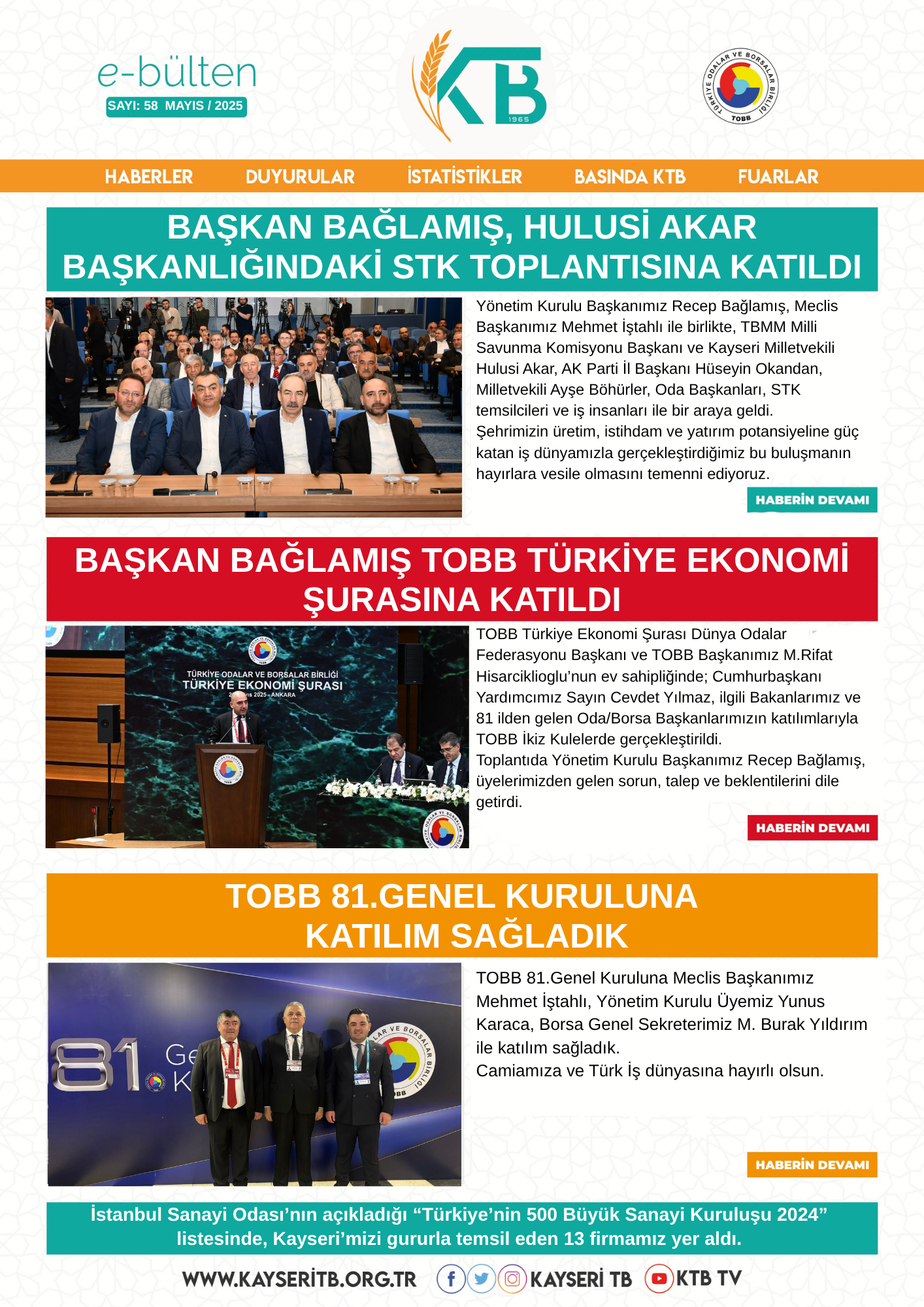 Mayıs 2025 E-Bülten