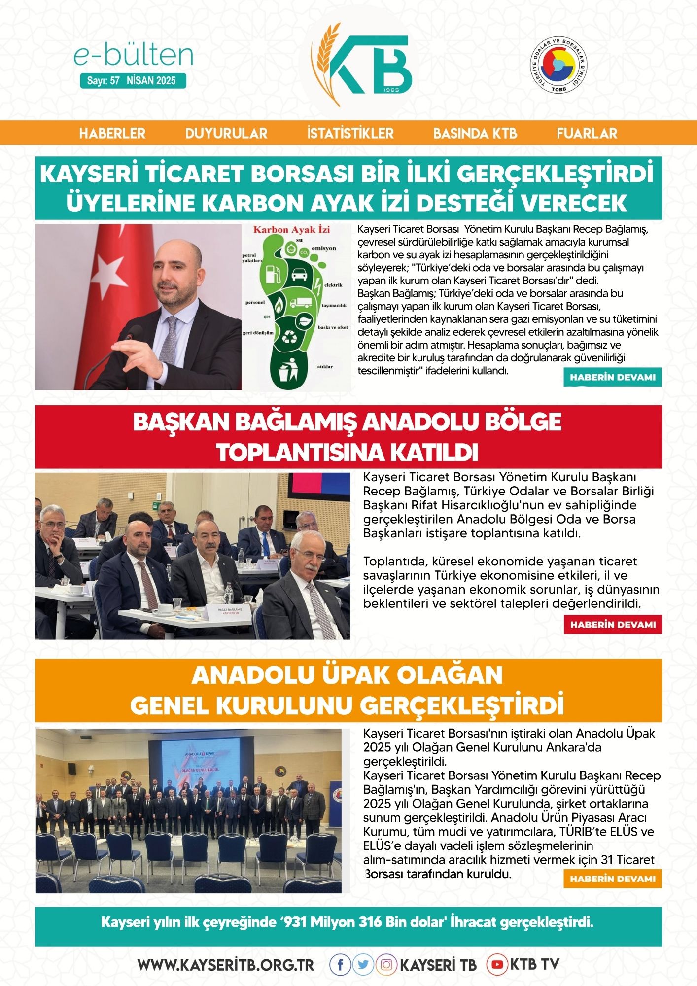 Nisan 2025 E-Bülten