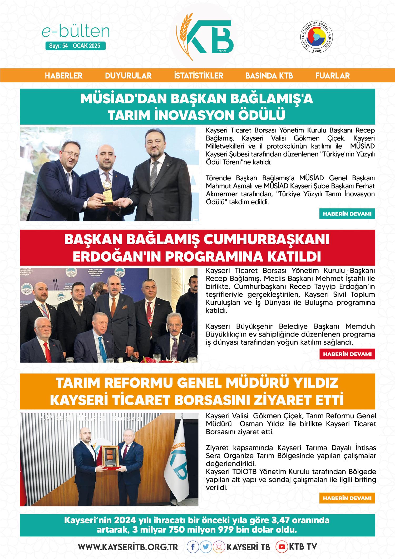 Ocak 2025 E-Bülten