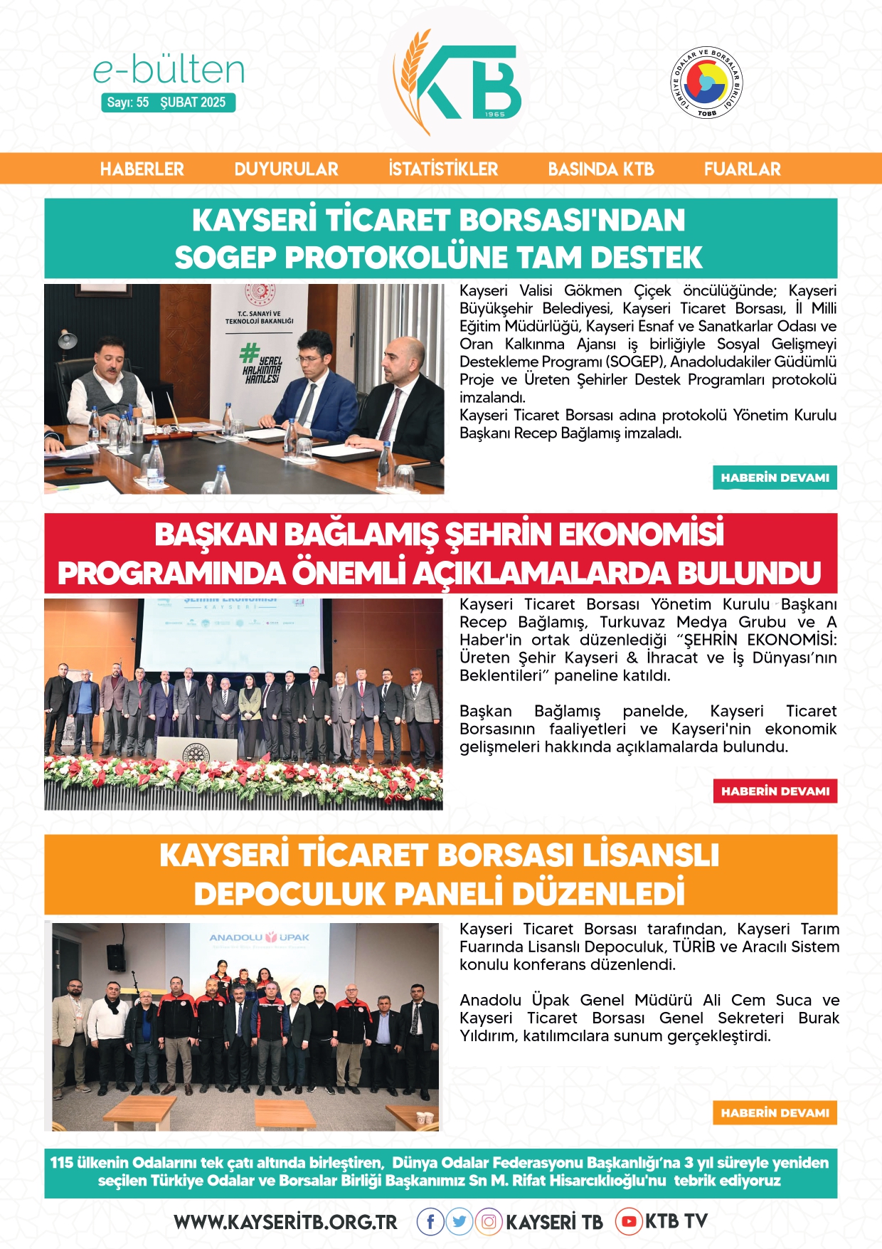 Şubat 2025 E-Bülten