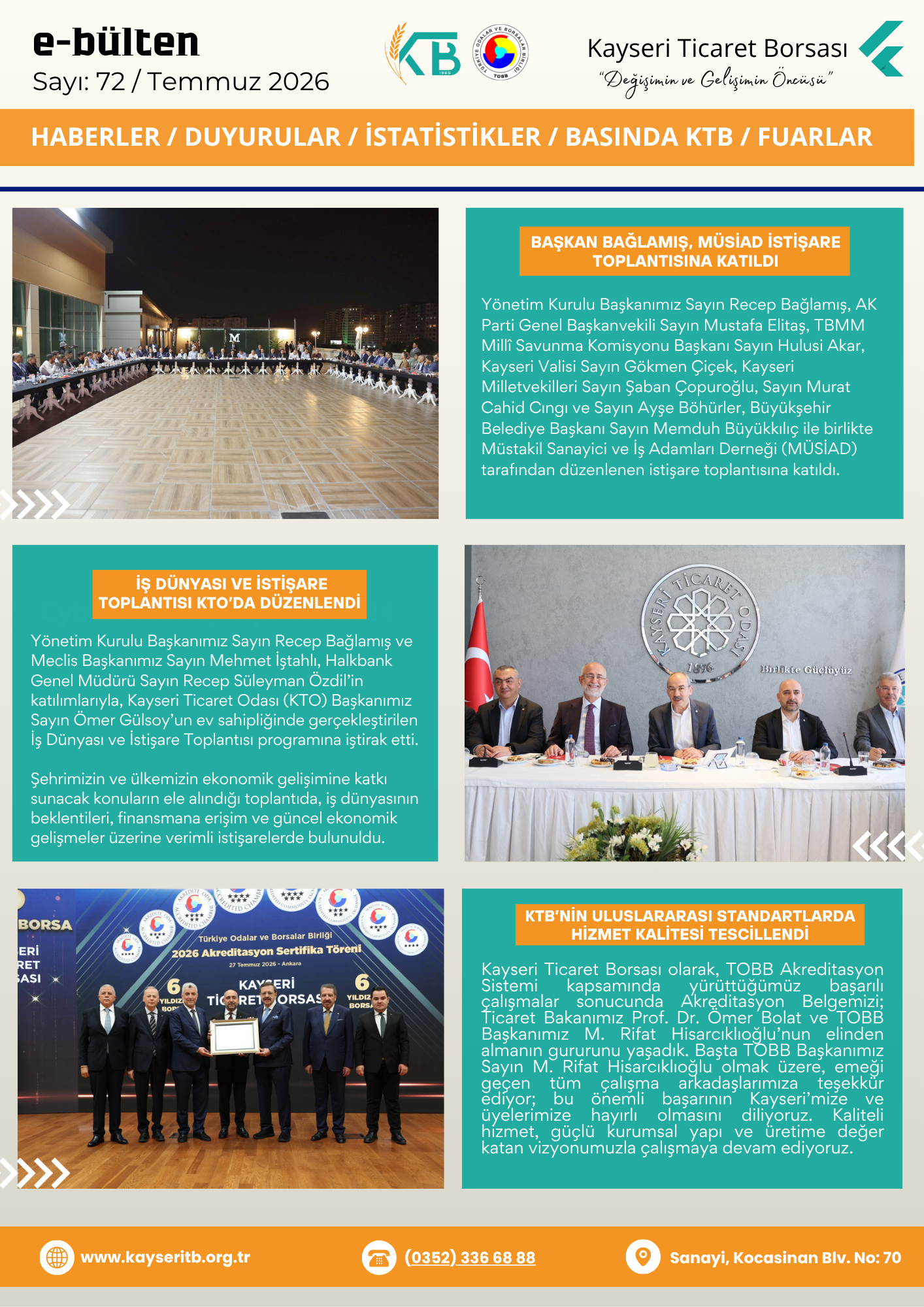 Temmuz 2026 E-Bülten